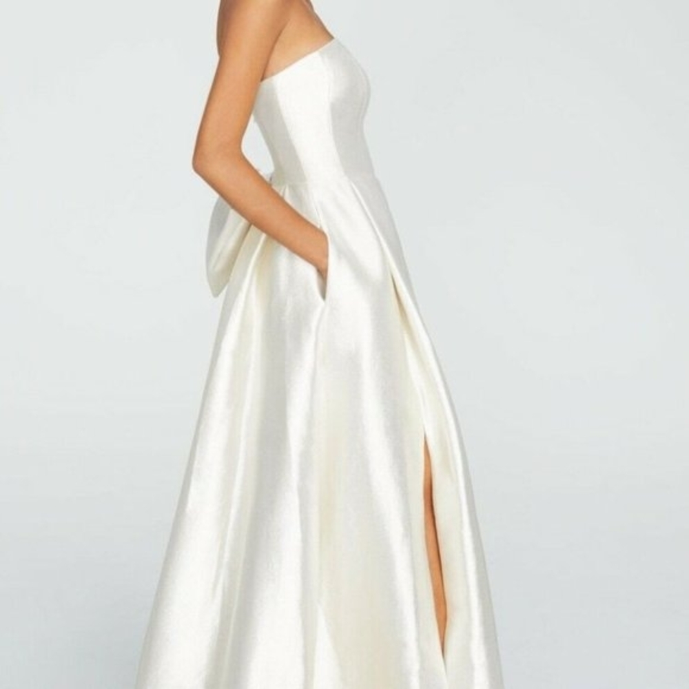 Betsey Johnson Prom Wedding Strapless Dress - Picture 2 of 6